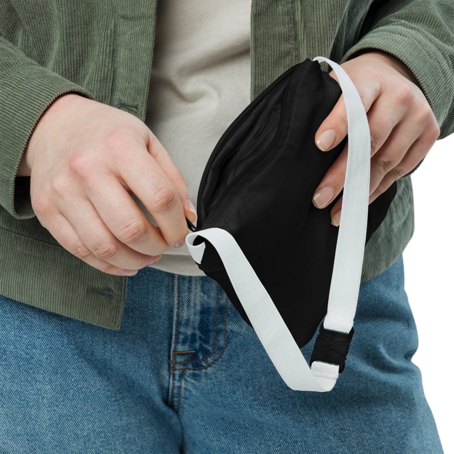 Wuanderful Locos windbreaker jacket being folded up